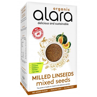 Alara Organic Milled Linseeds Mixed Seeds 500g