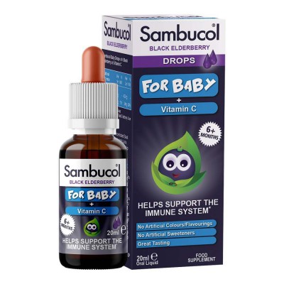 Sambucol Black Elderberry Baby Drops 20ml