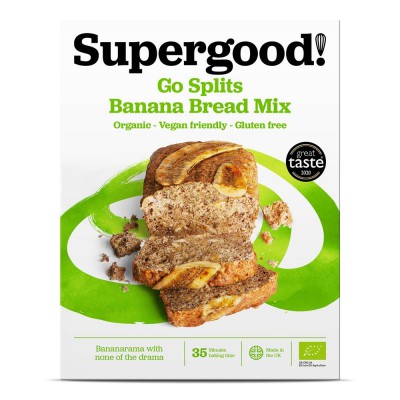 Supergood Go Splits Banana Bread Mix 250g