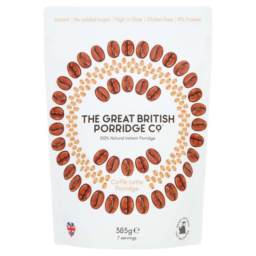 The Great British Porridge Co. CaffÃ¨ Latte Instant Porridge 385g