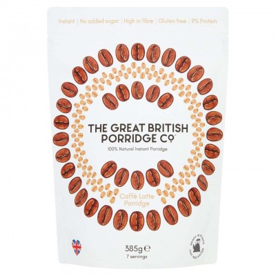 The Great British Porridge Co. CaffÃ¨ Latte Instant Porridge 385g