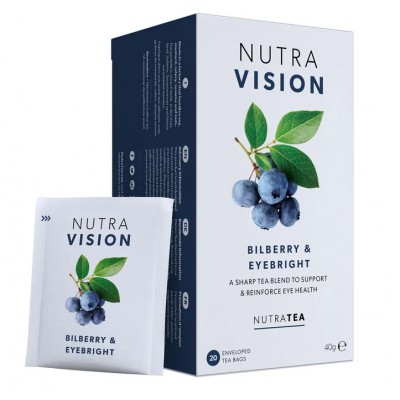 NutraTea Nutra Vision - 20 Enveloped Tea Bags - Pack of 2