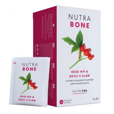 NutraTea Nutra Bone - 20 Enveloped Tea Bags - Pack of 2