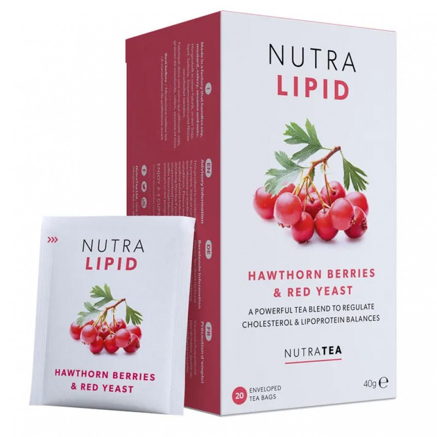 NutraTea Nutra Lipid - 20 Enveloped Tea Bags - Pack of 2