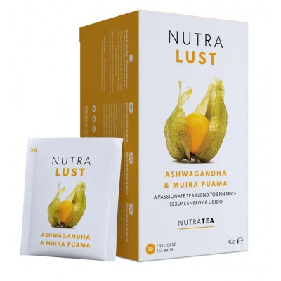 NutraTea Nutra Lust - 20 Enveloped Tea Bags - Pack of 2