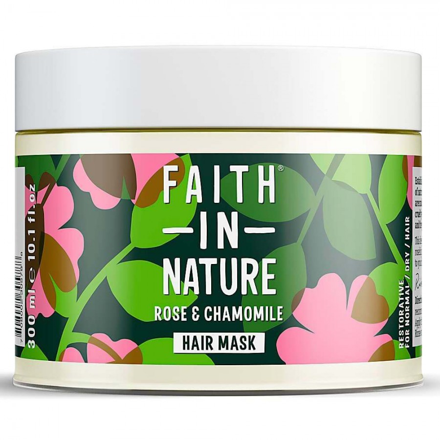 Faith in Nature Wild Rose & Chamomile Restoring Hair Mask 300ml