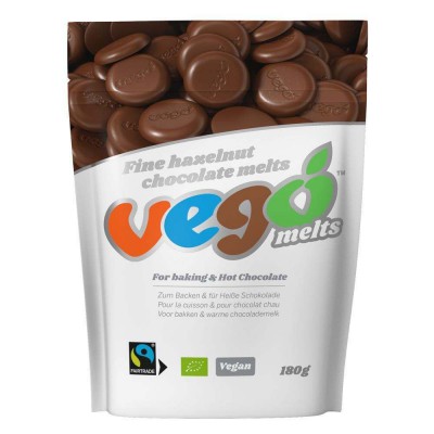 Vego Fine Hazelnut Chocolate Melts 180g