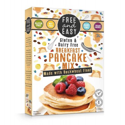 Free & Easy Buckwheat Breakfast Pancake Mix 230g