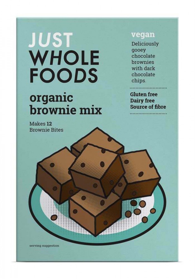 Just Wholefoods Organic & Vegan Brownie Mix 270g