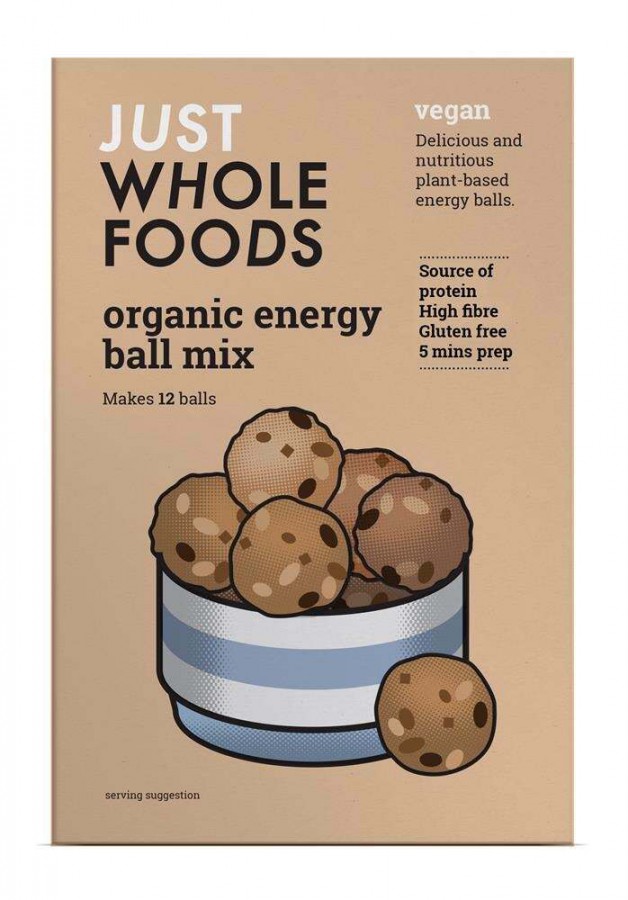 Just Wholefoods Organic & Vegan Energy Ball Mix 140g