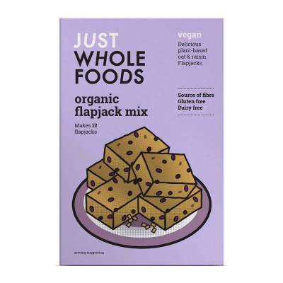 Just Wholefoods Organic & Vegan Flapjack Mix 270g