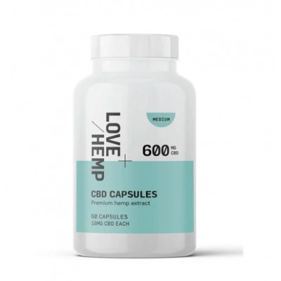 Love Hemp 600mg CBD - 60 Capsules