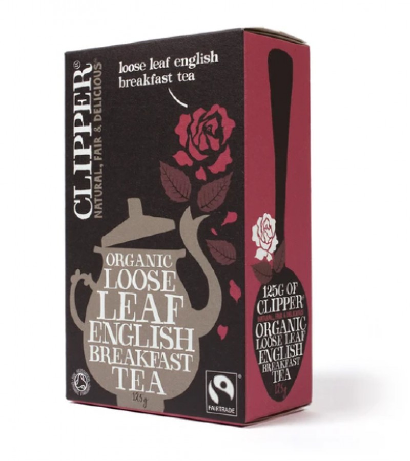 Clipper Fairtrade Organic Loose Leaf English Breakfast Tea 125g