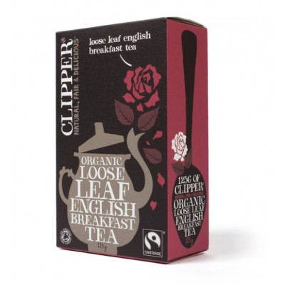 Clipper Fairtrade Organic Loose Leaf English Breakfast Tea 125g