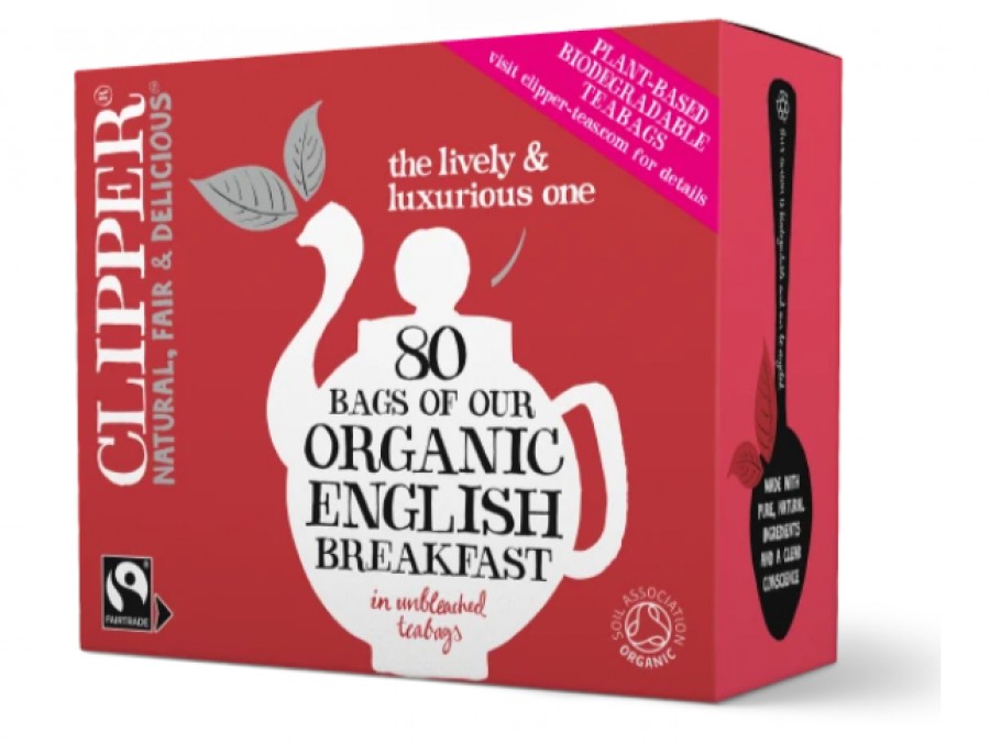 Clipper Fairtrade Organic English Breakfast Tea 80 Bags