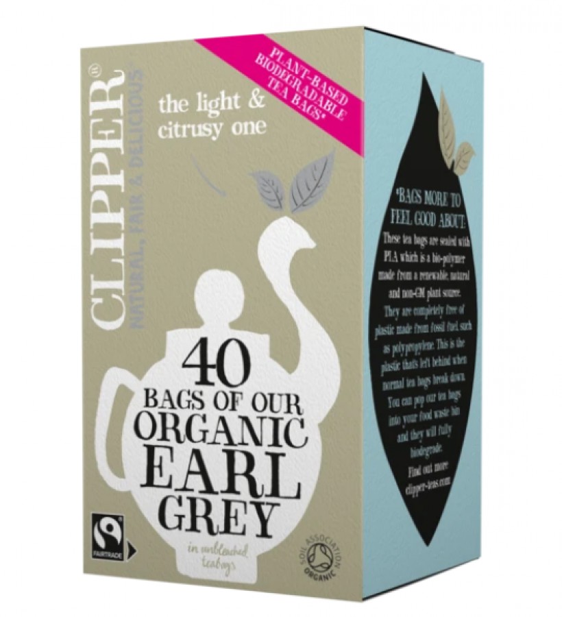 Clipper Fairtrade Organic Earl Grey Tea 40 Bags