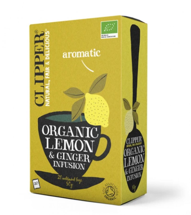 Clipper Organic Lemon & Ginger Infusion 20 Bags