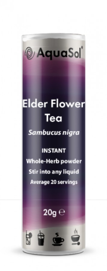 AquaSol Instant Elderflower Tea 20g