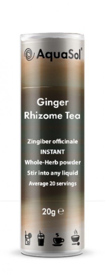 AquaSol Instant Ginger Rhizome Tea 20g