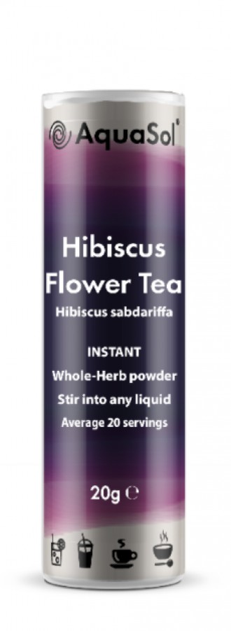 AquaSol Instant Hibiscus Flower Tea 20g