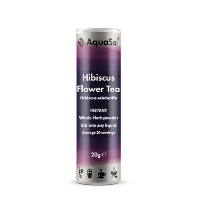 AquaSol Instant Hibiscus Flower Tea 20g