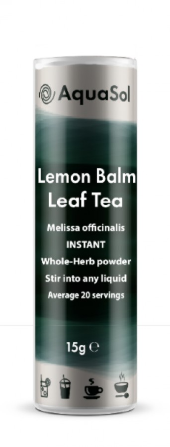 AquaSol Instant Lemon Balm Leaf Tea 20g