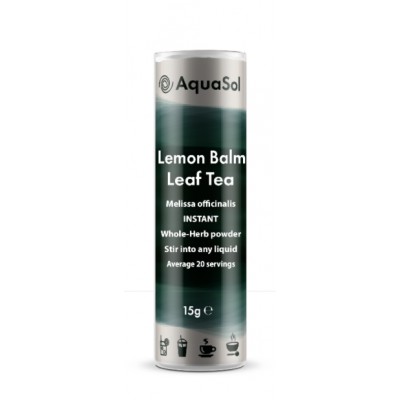 AquaSol Instant Lemon Balm Leaf Tea 20g