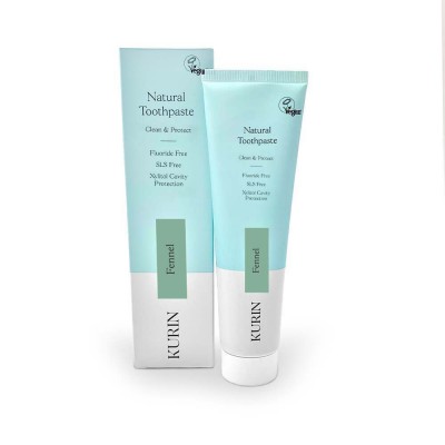 Kurin Natural Fluoride Free Fennel Toothpaste 100ml