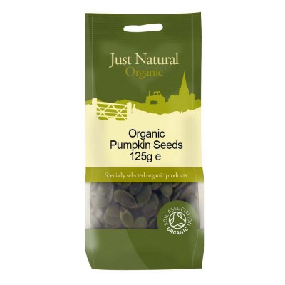 Just Natural Organic Pumpkin Seeds 125g