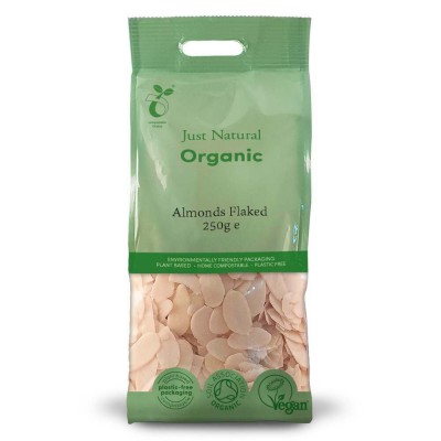 Just Natural Organic Almonds Flaked 250g