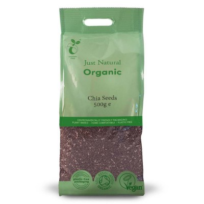 Just Natural Organic Chia Seeds 500g