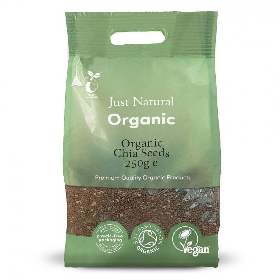 Just Natural Organic Chia Seeds 250g