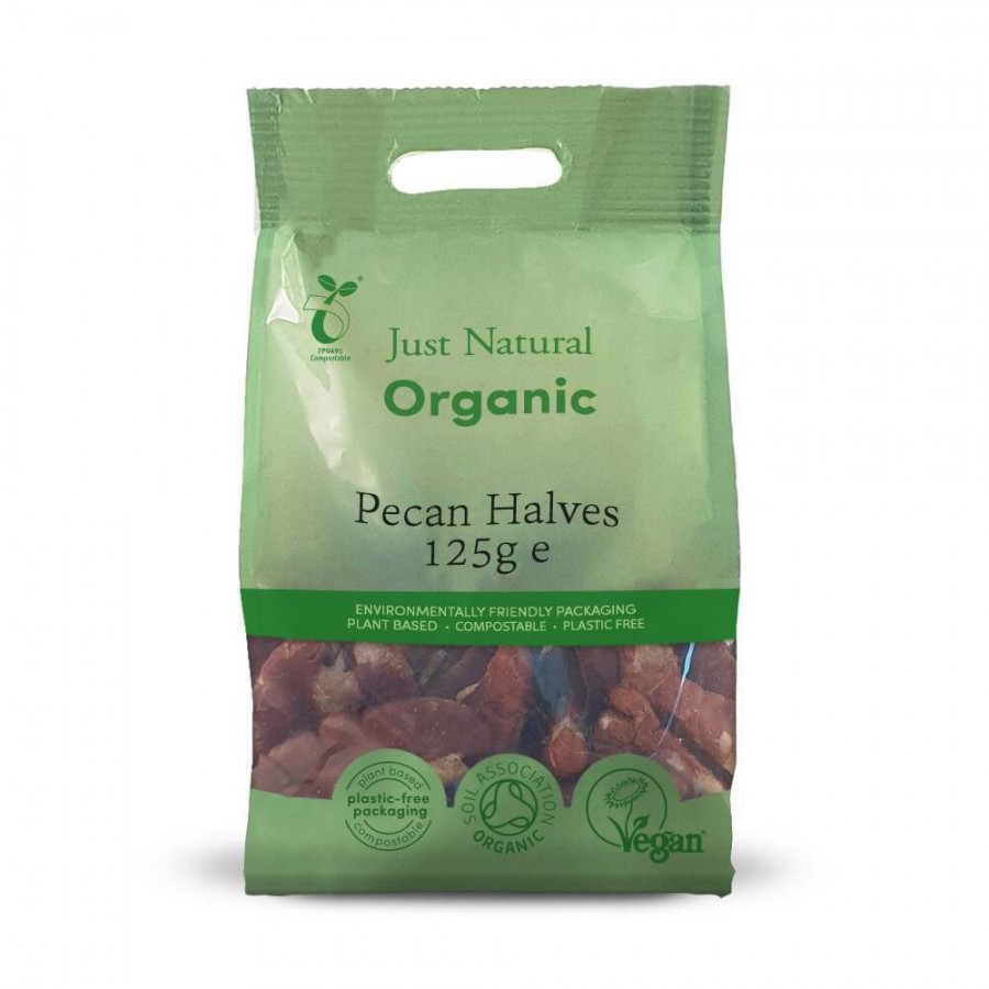 Just Natural Organic Pecan Halves 125g