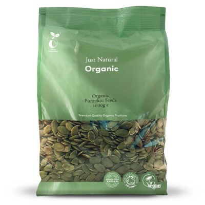 Just Natural Organic Pumpkin Seeds 1000g