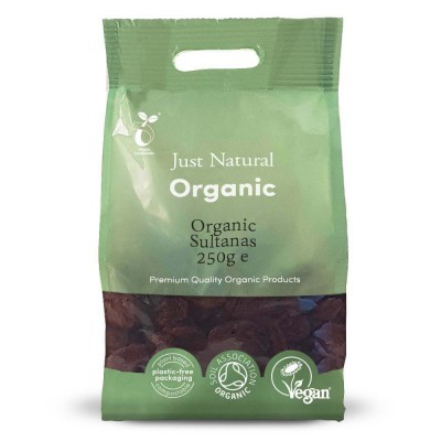 Just Natural Organic Sultanas 250g