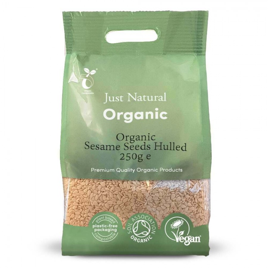 Just Natural Organic Hulled Sesame Seeds 250g