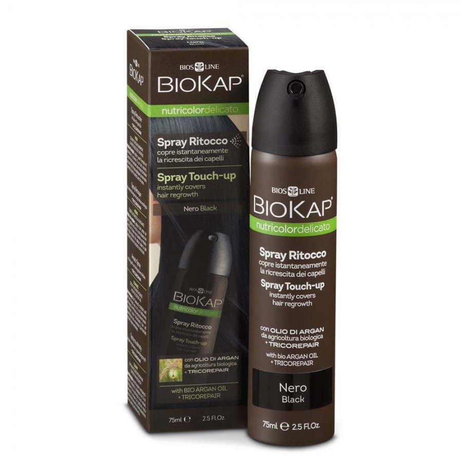 BIOKAP Nutricolor Black Spray Touch Up 75ml 