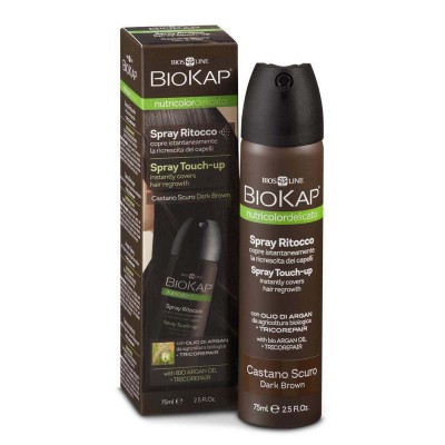 BIOKAP Nutricolor Dark Brown Spray Touch Up 75ml