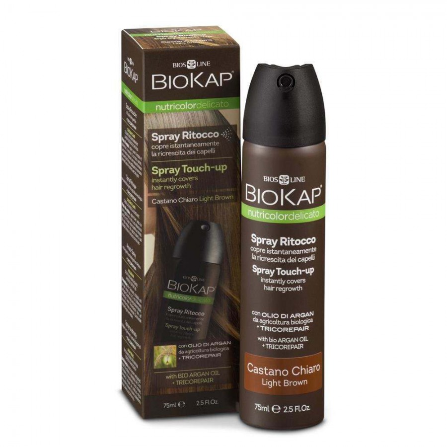 BIOKAP Nutricolor Light Brown Spray Touch Up 75ml