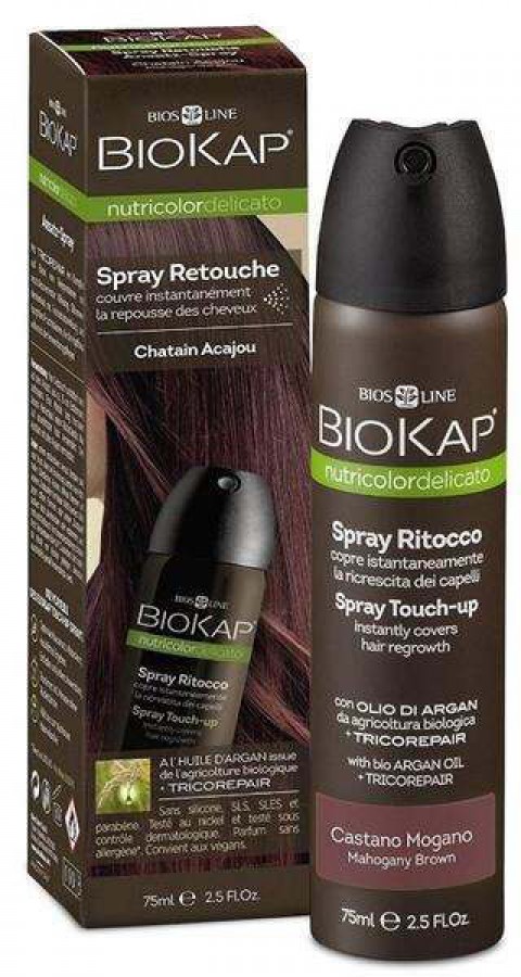 BIOKAP Nutricolor Mahogany Brown Spray Touch Up 75ml