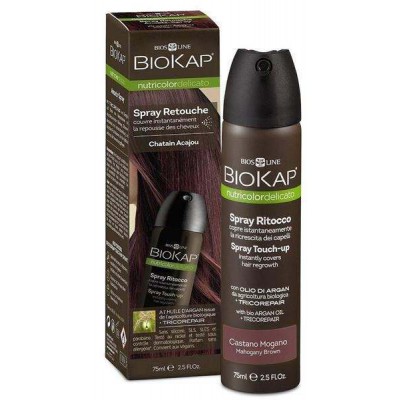 BIOKAP Nutricolor Mahogany Brown Spray Touch Up 75ml