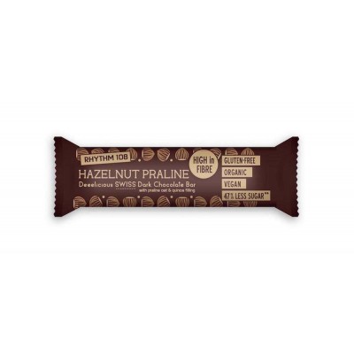 Rhythm 108 Hazelnut Praline Bar - Case of 15