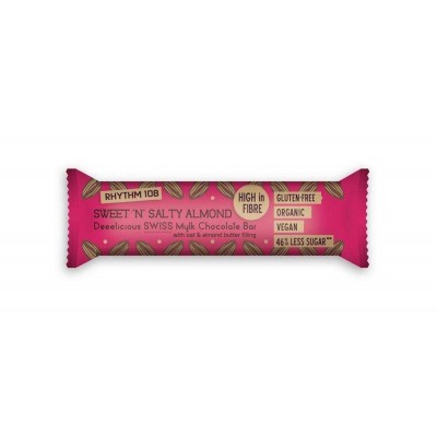 Rhythm 108 Sweet 'N' Salty Almond Bar - Case of 15