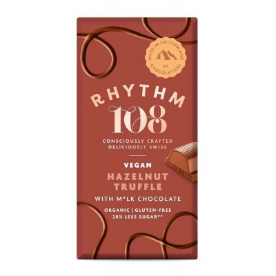 Rhythm 108 Hazelnut Truffle Bar - Pack of 3