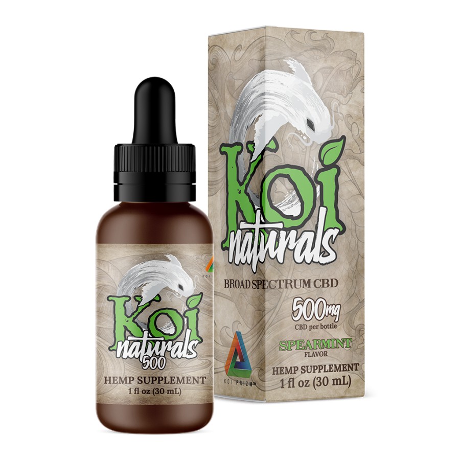 Koi Naturals 500mg Spearmint CBD Oil 30ml