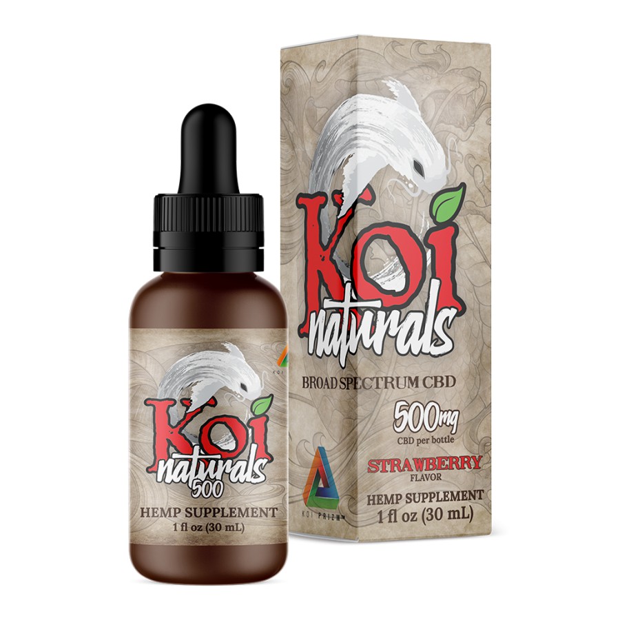 Koi Naturals 500mg Strawberry CBD Oil 30ml