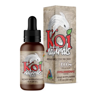 Koi Naturals 1000mg Strawberry CBD Oil 30ml