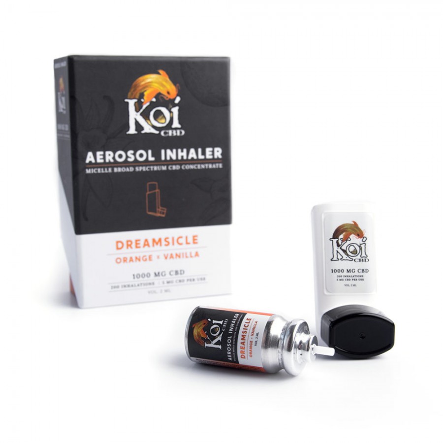 Koi CBD 1000mg Dreamsicle Orange & Vanilla Aerosol Inhaler 2ml