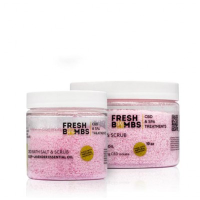 Fresh Bombs Sleep 300mg CBD Bath Salt & Scrub 10z