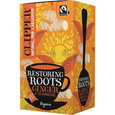 Clipper Restoring Roots Ginger & Turmeric Tea 20 Bags